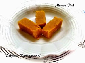 %Mysore Pak Recipe Indian Sweet