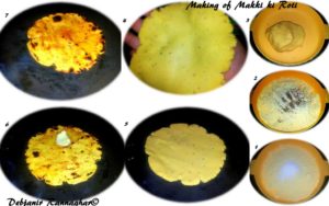 %Step by step Making of Makki ki Roti