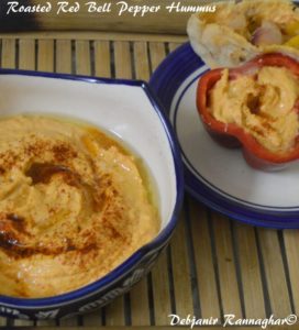 Roasted Red Bell Pepper Hummus2