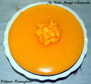 How to make No Bake Mango Cheesecake