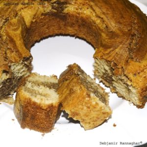 Marble cake without Egg Indian Recipe