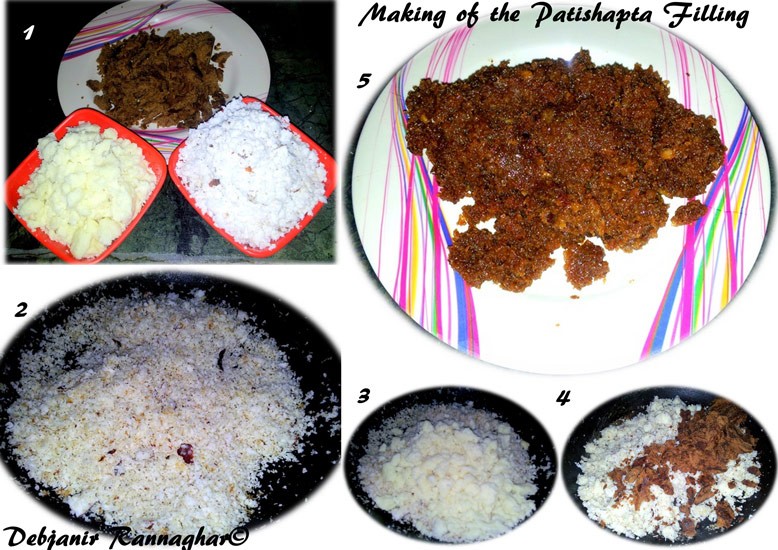 %step by step Making of the Stuffing for Patishapta