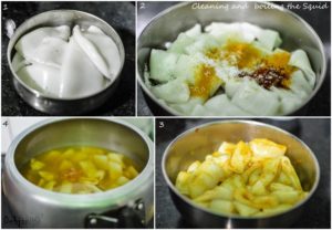 %making of malabar squid curry