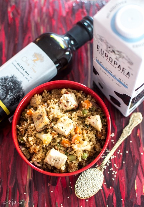 %Quinoa Pulao with spice infused Paneer