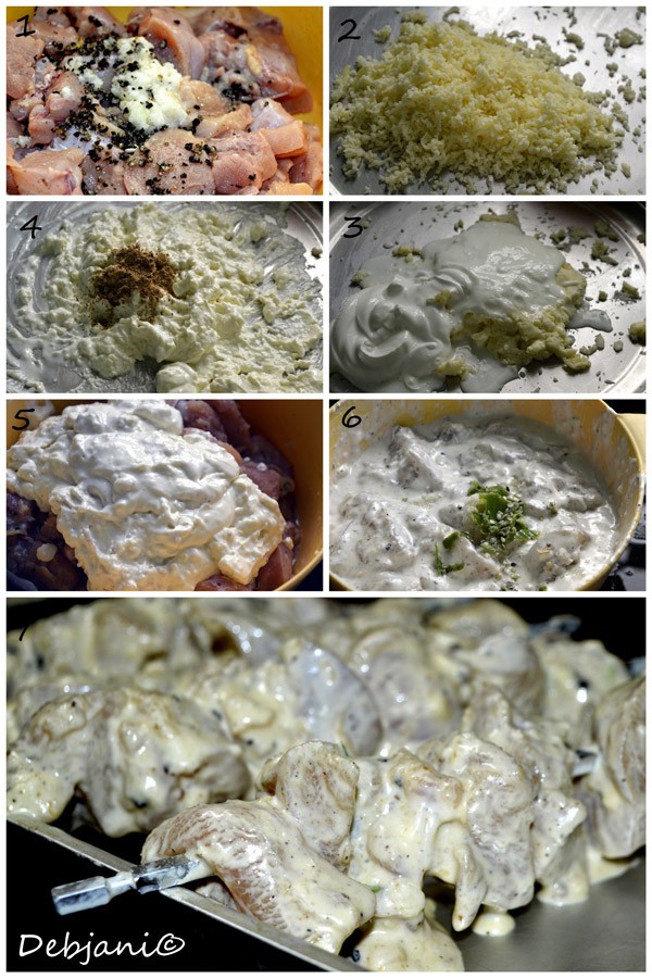 %Making of Chicken Malai Kebab
