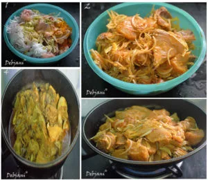 %Making of Goalondo curry