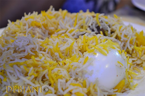 %Kolkata Biryani with Egg