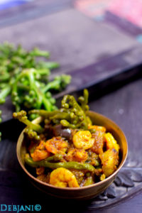 %Chingri diye Pui Metuli chorchori bengali recipe