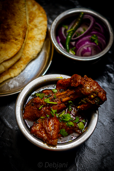 %Dhaba-style chicken curry recipe debjanir rannaghar Recipe Debjanir Rannaghar