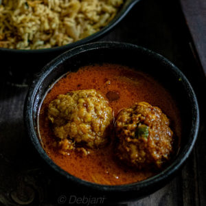 %pork meatball curry recipe debjanir rannaghar