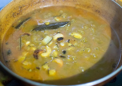 %Bengali Cholar dal Recipe Webstory debjanir rannaghar