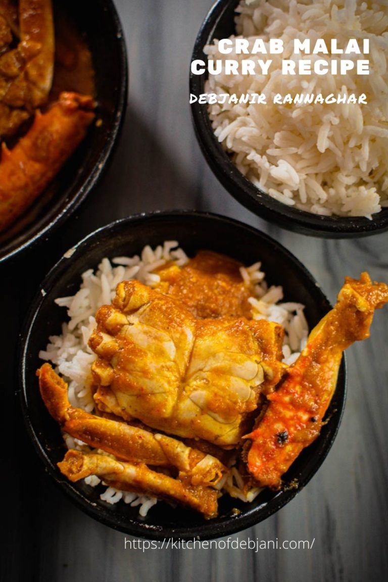 Crab Malai curry Recipe Debjanir Rannaghar