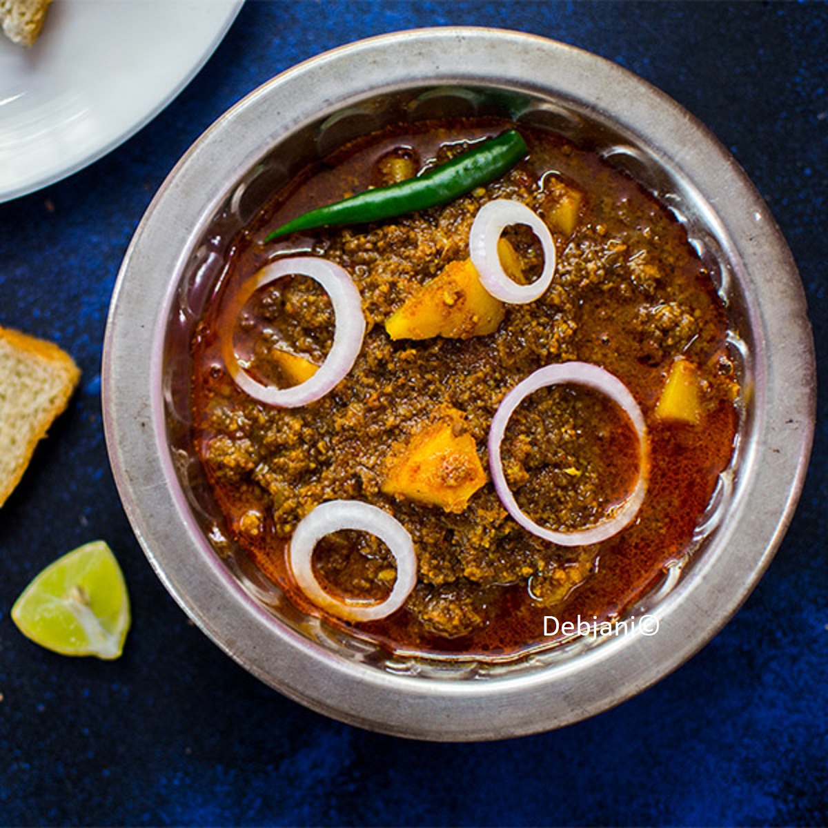 %Bengali Keema Curry Recipe Debjanir Rannaghar