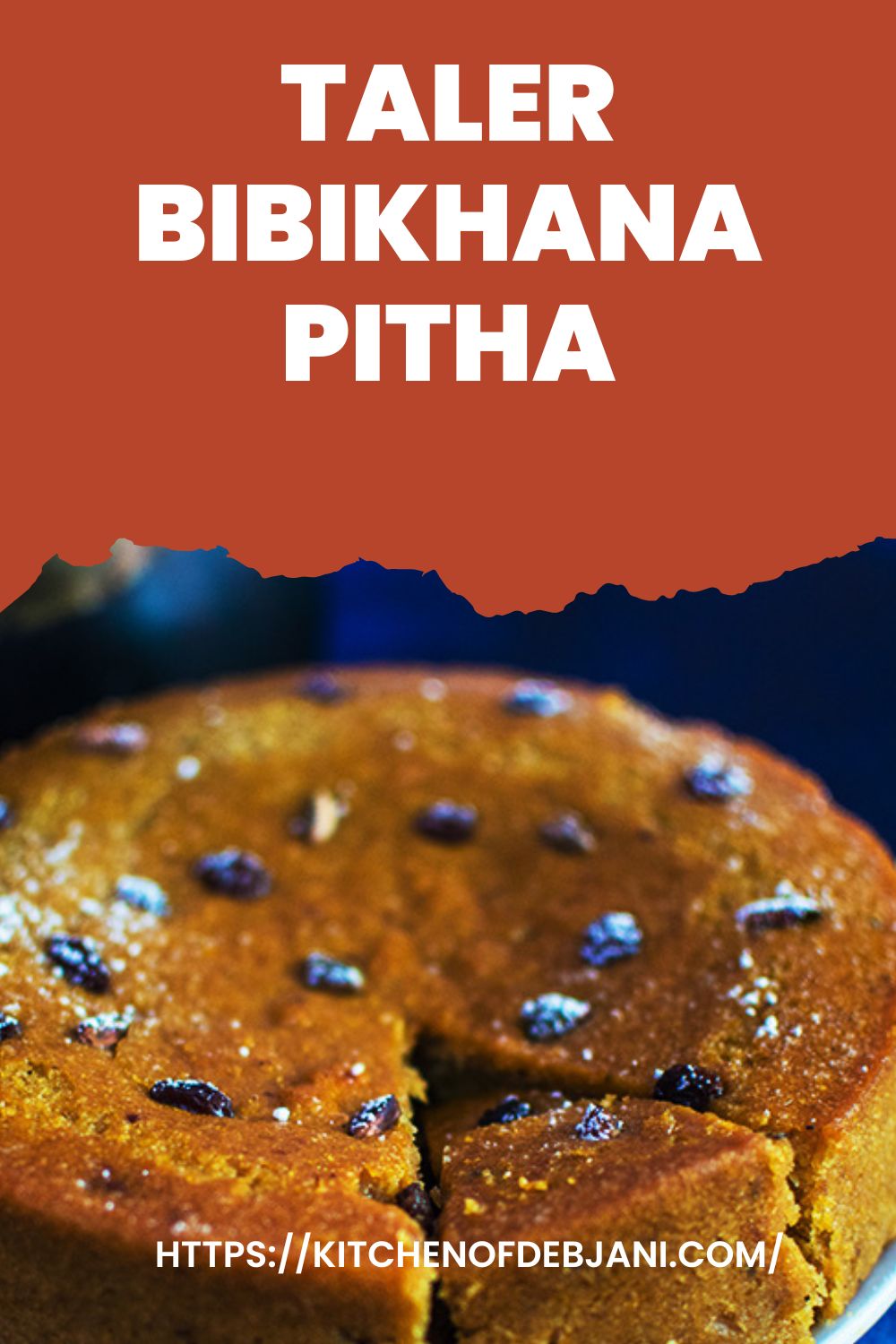 Taler Bibikhana Pitha or Sugar Palm Cake recipe step by step