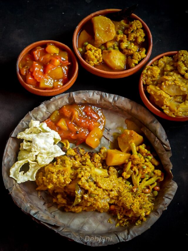 Twenty traditional Bengali dishes for the Kojagori Laxmi Puja Bhog