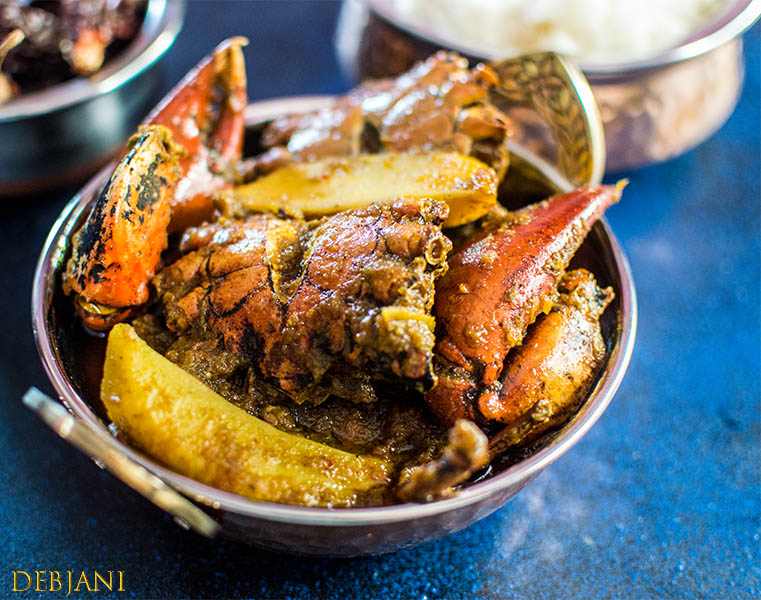 %Bengali Crab Curry Recipe Debjanir rannaghar