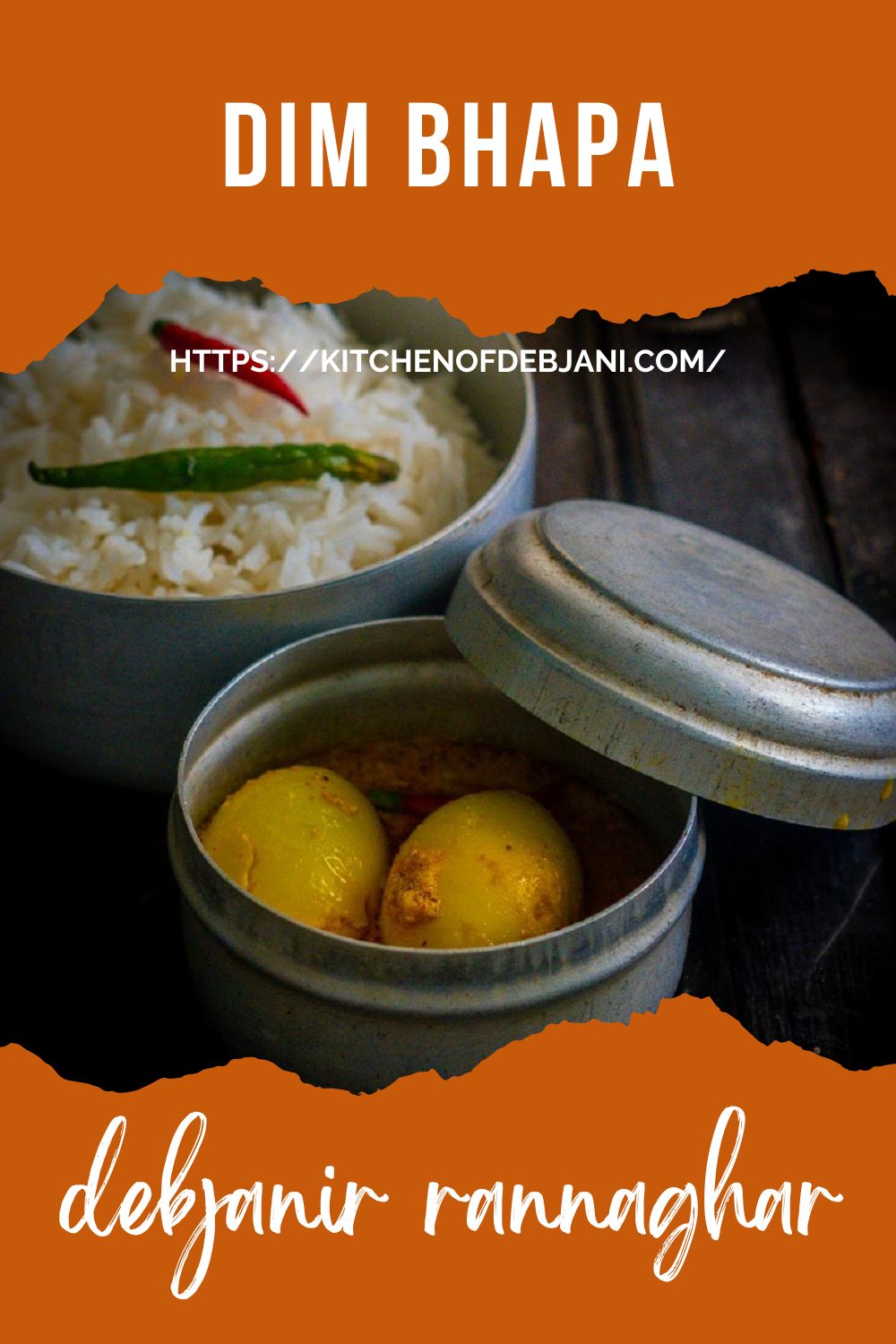 %Bengali Dim Bhapa Food Recipe Pinterest Pin