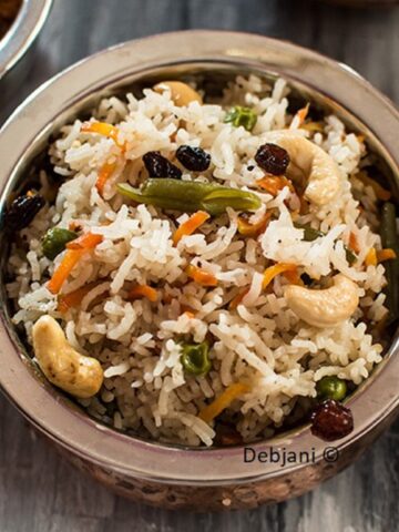 %Bengali Ghee Bhat Recipe Debjanir Rannaghar