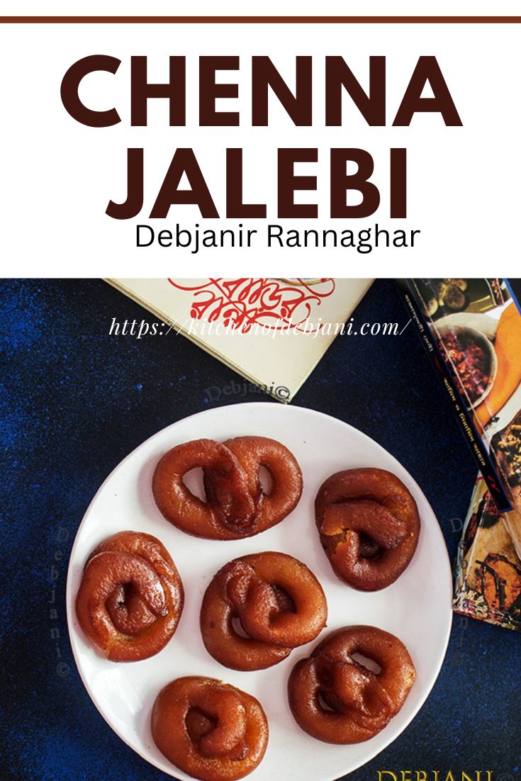 %Bengali chenna jalebi Recipe Debjanir Rannaghar pinterest pin