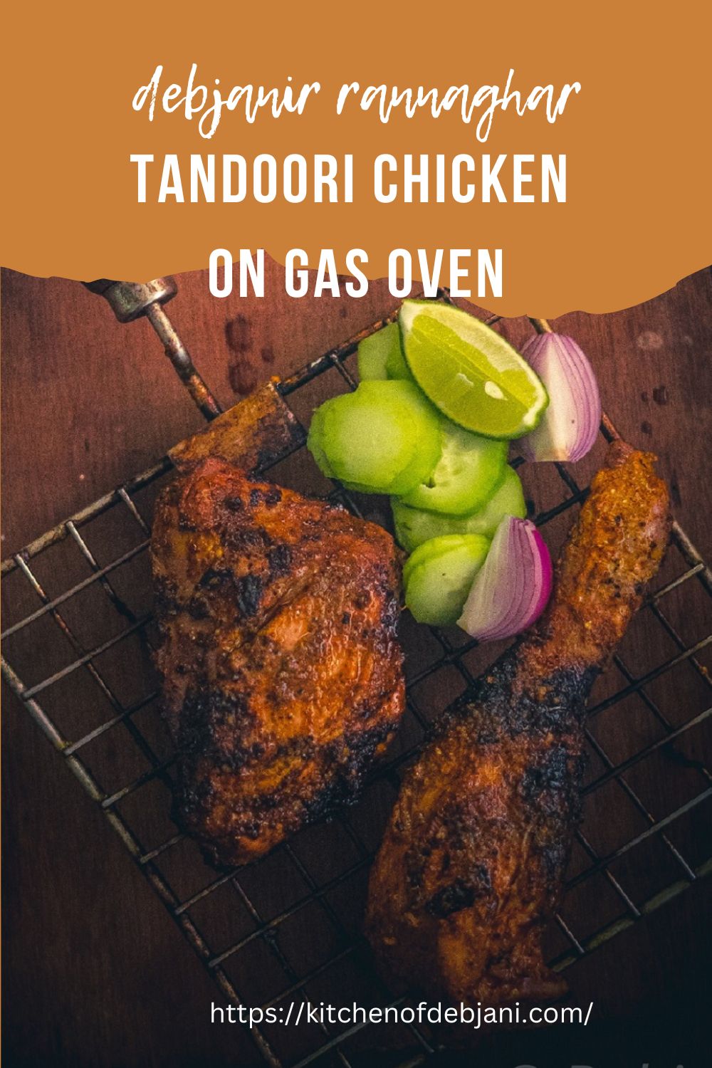 %Gas oven Tandoori Chicken Recipe Food Pinterest Pin