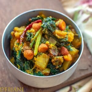 %Palong Shaker Ghonto recipe Debjanir Rannaghar