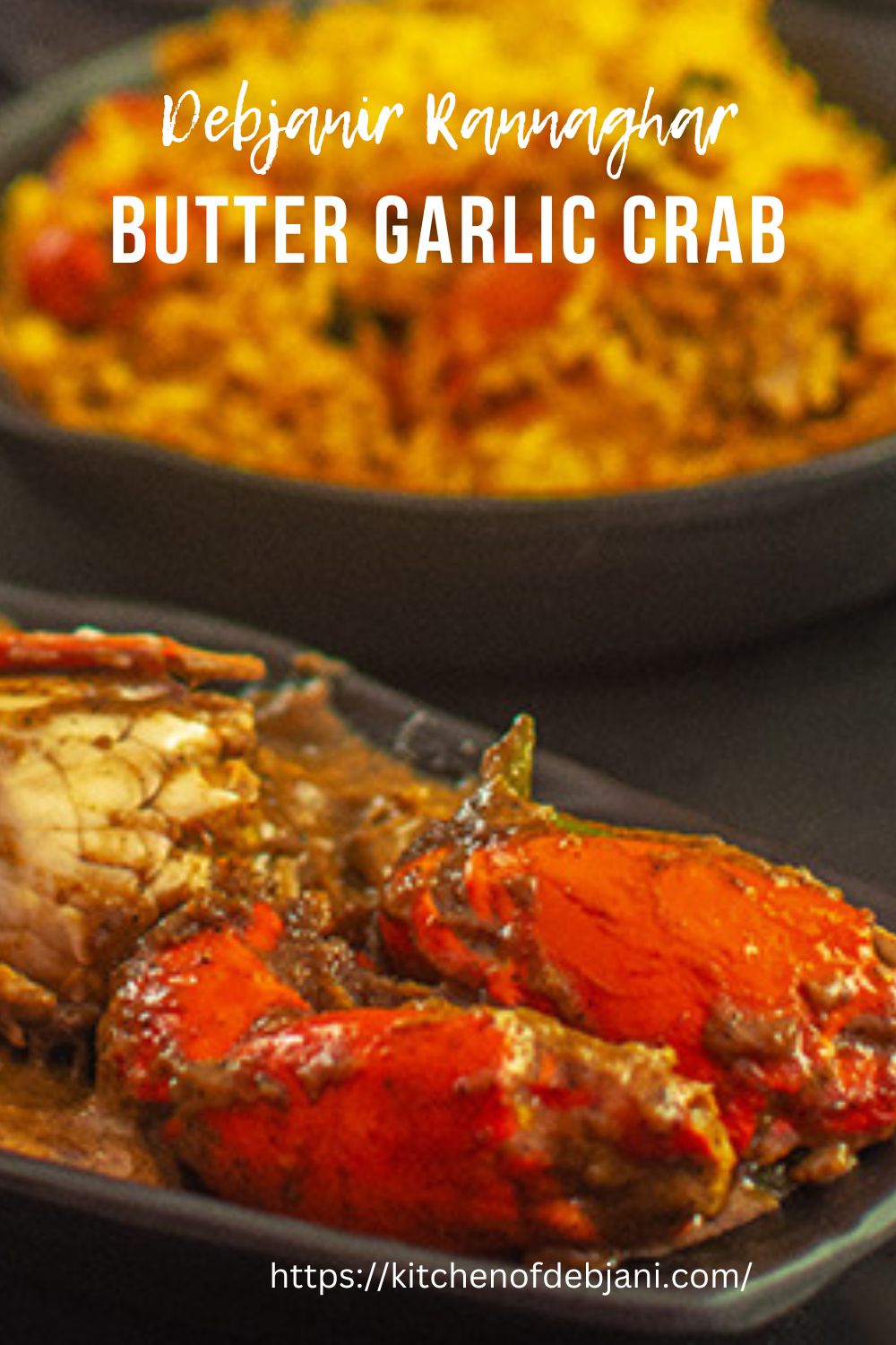 %creamy butter garlic crab recipe Food Pinterest Pin