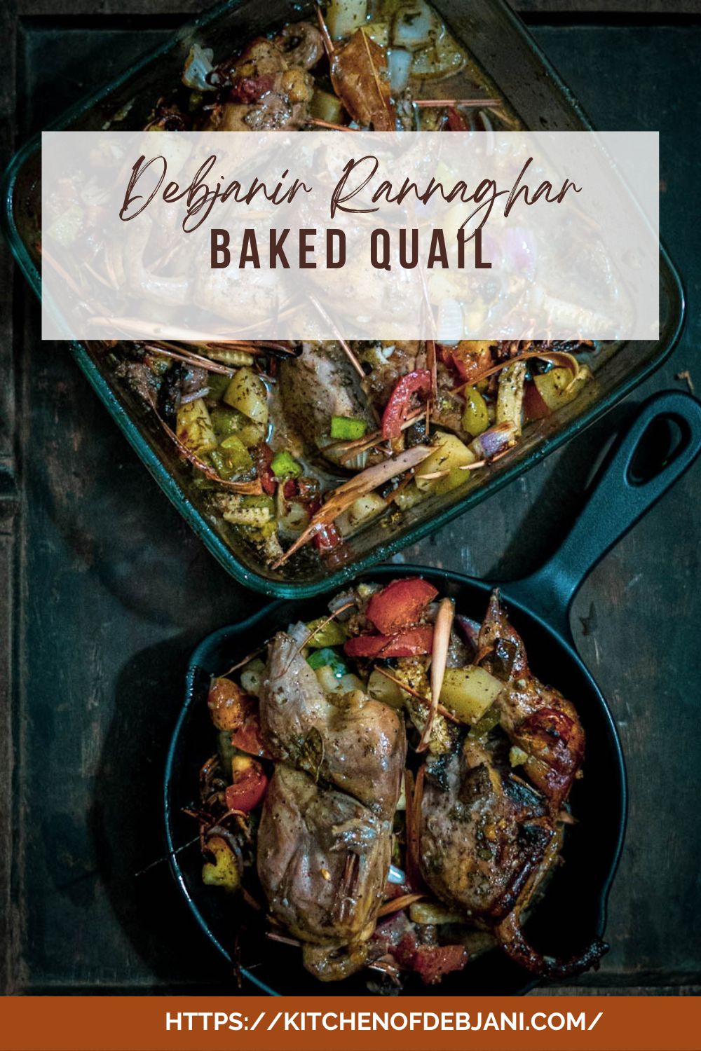 %baked Quail recipe debjanir rannaghar Photo Food Pinterest Pin