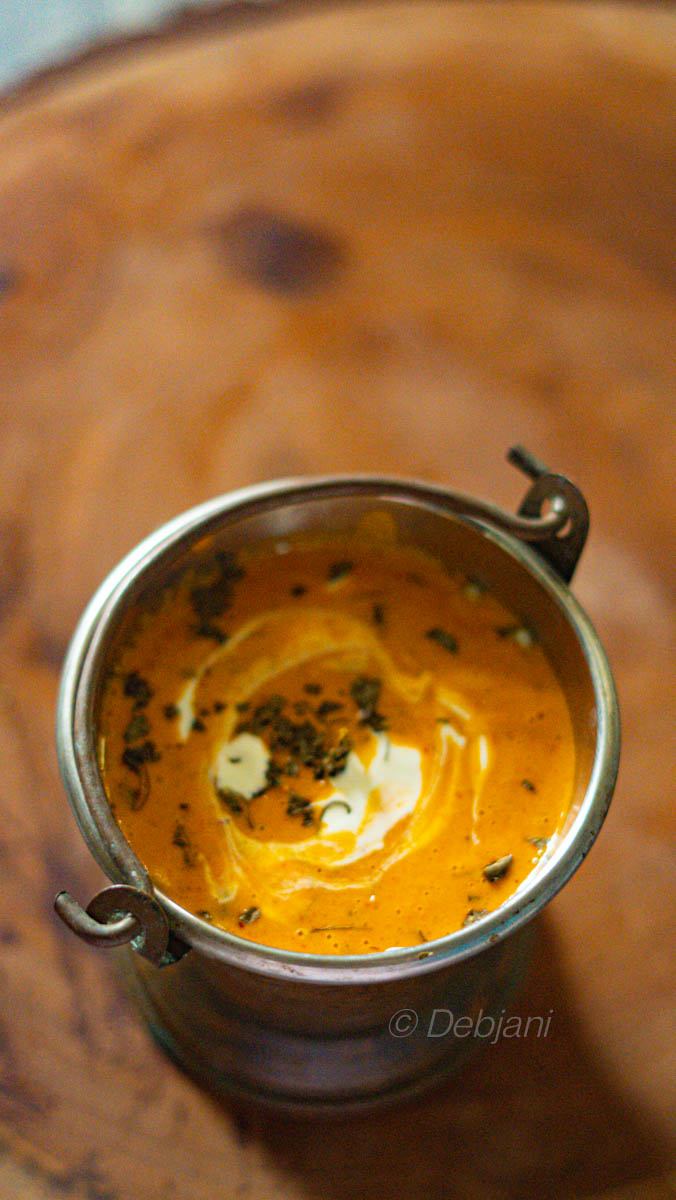 %makhani gravy recipe debjanir rannaghar