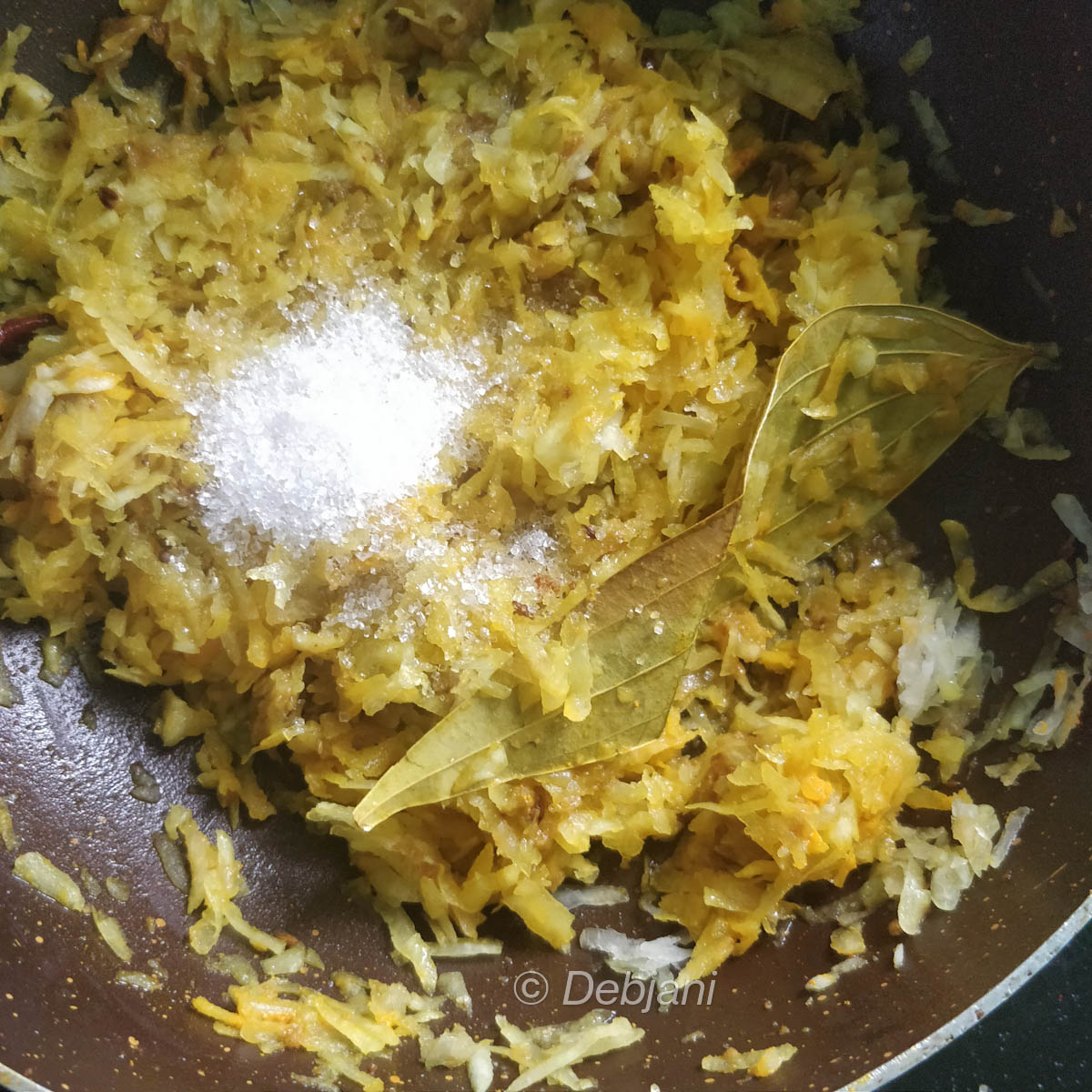 %Authentic Bengali Pepe chingri ghonto_Pepe chingrir ghonto recipe step (9)