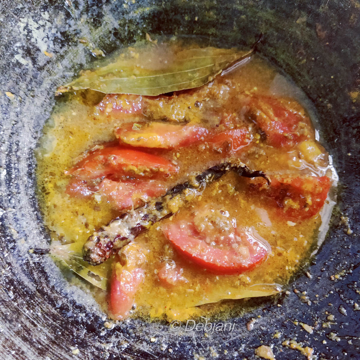 %shobji diye dal recipe step