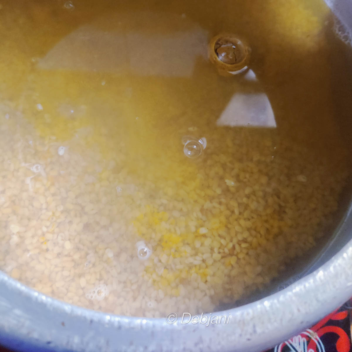 %shobji diye dal recipe step