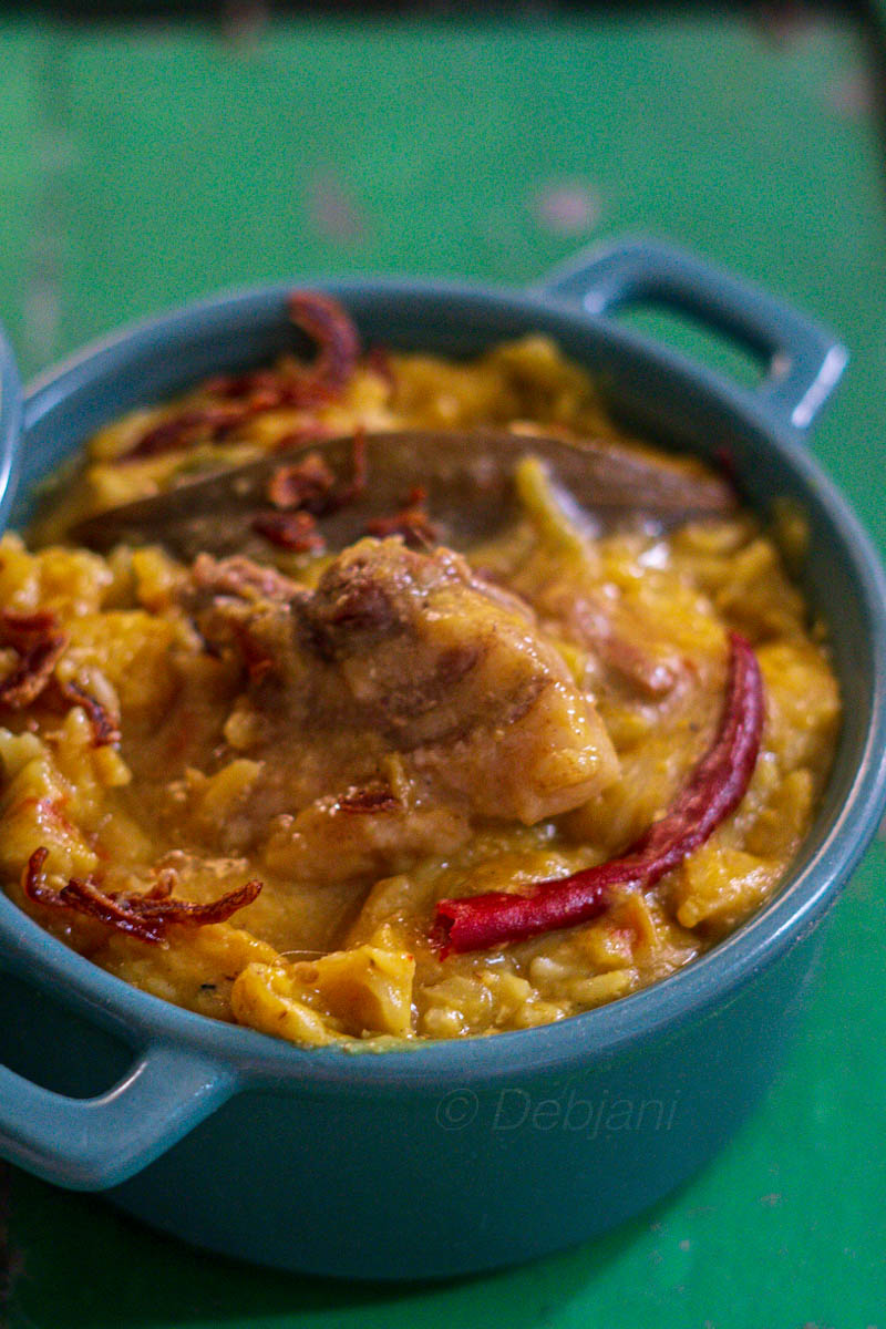 %Easy Bengali Mangshor Khichuri Recipe with Pork Belly