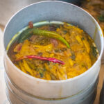 %mourola maach-er chorchori kancha aam diyr recipe recipe Debjanir rannaghar
