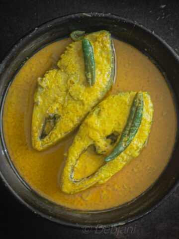 %Bengali Doi Ilish Recipe Debjanir Rannaghar