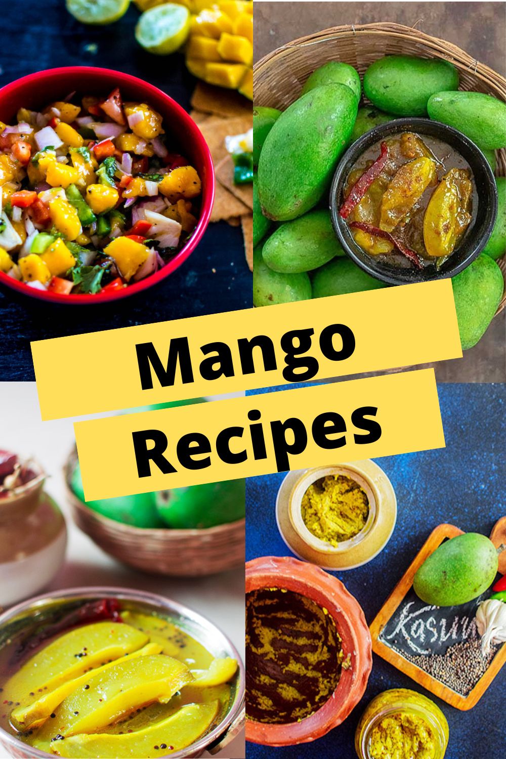 %Must-try mango recipes debjanir rannaghar Summer Collage Pinterest Pin