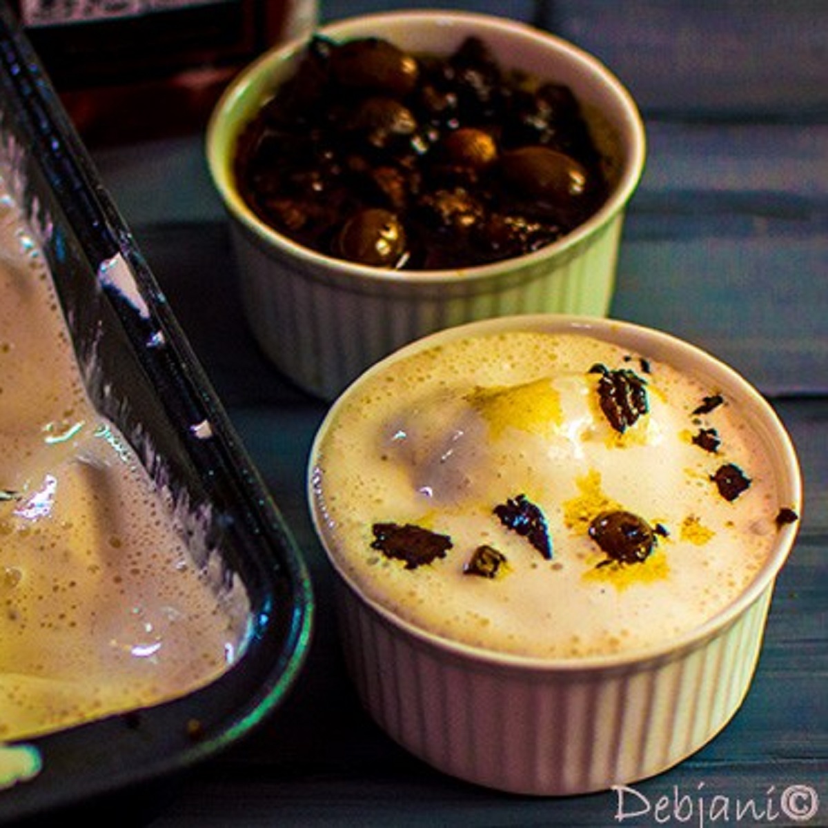 %Rum and Raisin Ice Cream Recipe Debjanir Rannaghar