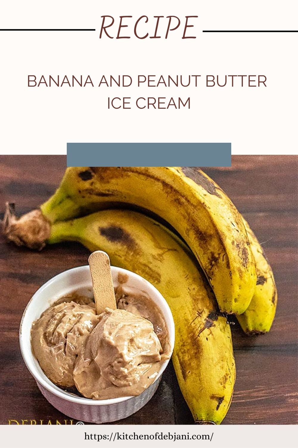 %banana peanut butter ice cream recipe Photo Food Pinterest Pin