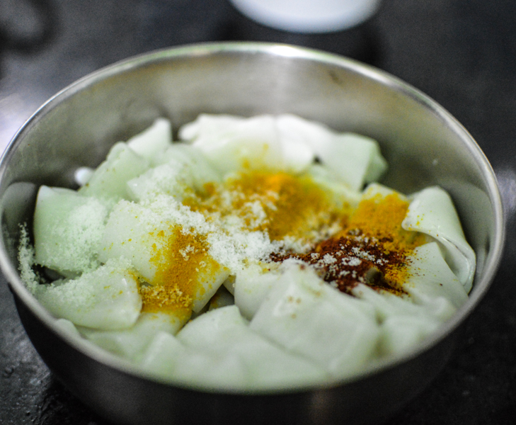 %how to make squid curry debjanir rannaghar