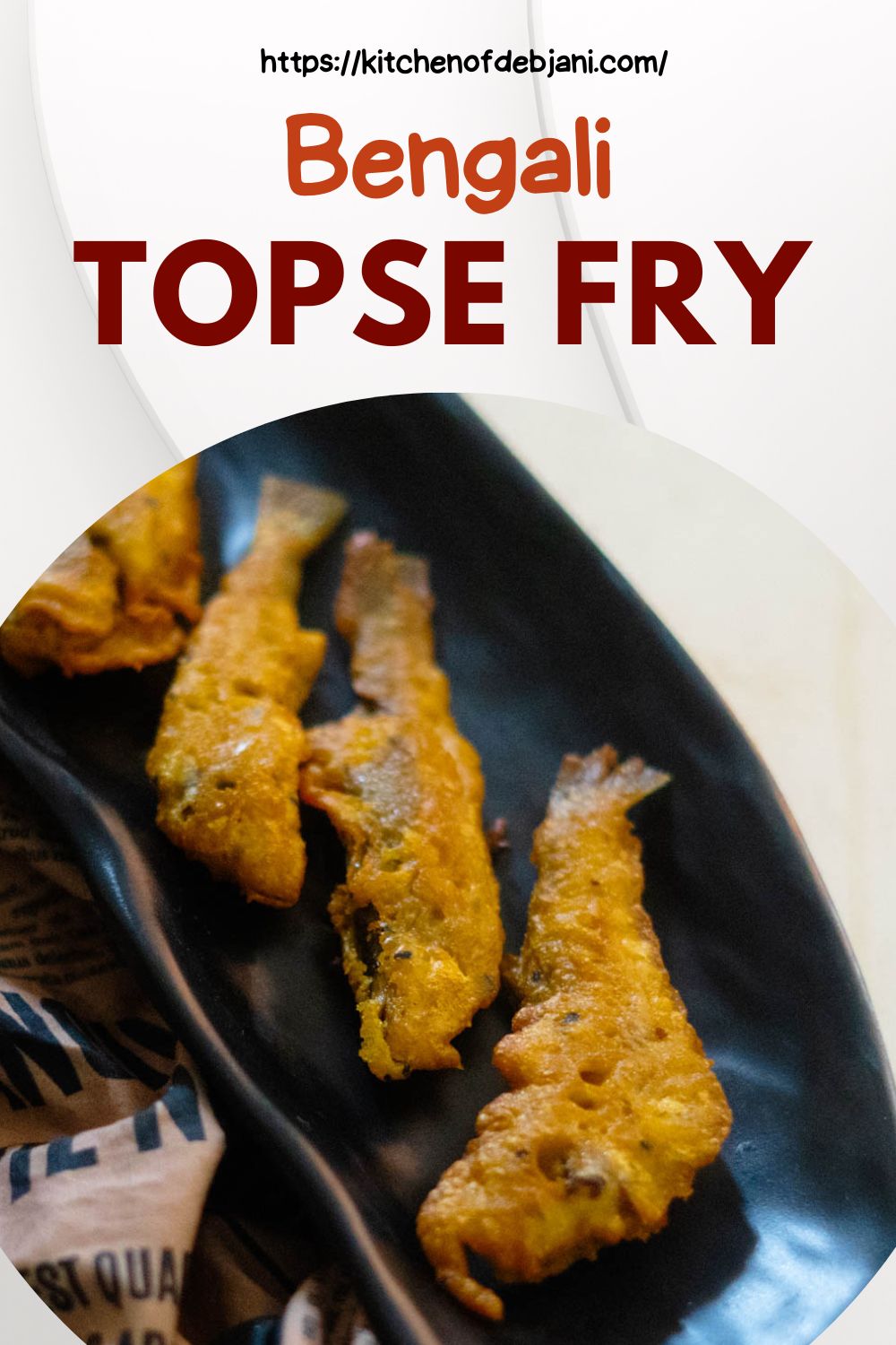 %Bengali Topse Fry Recipe Food Pinterest Pin