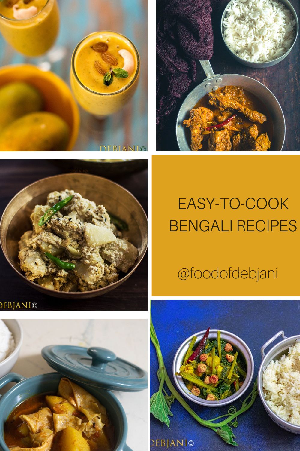 %Easy-to-Cook Bengali Recipes Pinterest Pin
