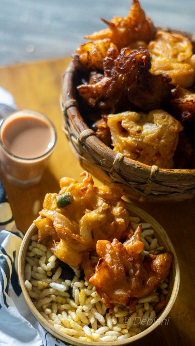 %Bengali Piyaj Pakora Onion fritter piyaji recipe debjanir rannaghar