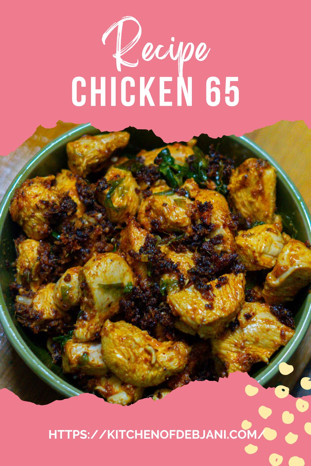 %Chicken 65 how to make at home Food Pinterest Pin