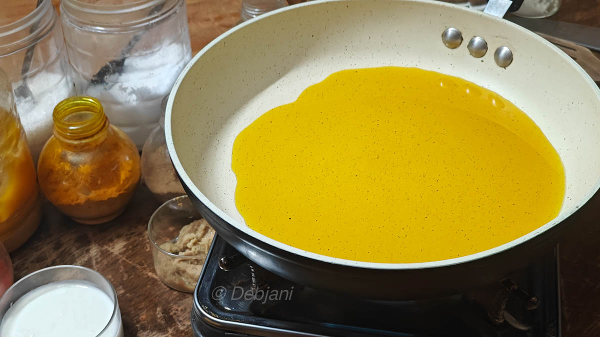%heat mustard oil