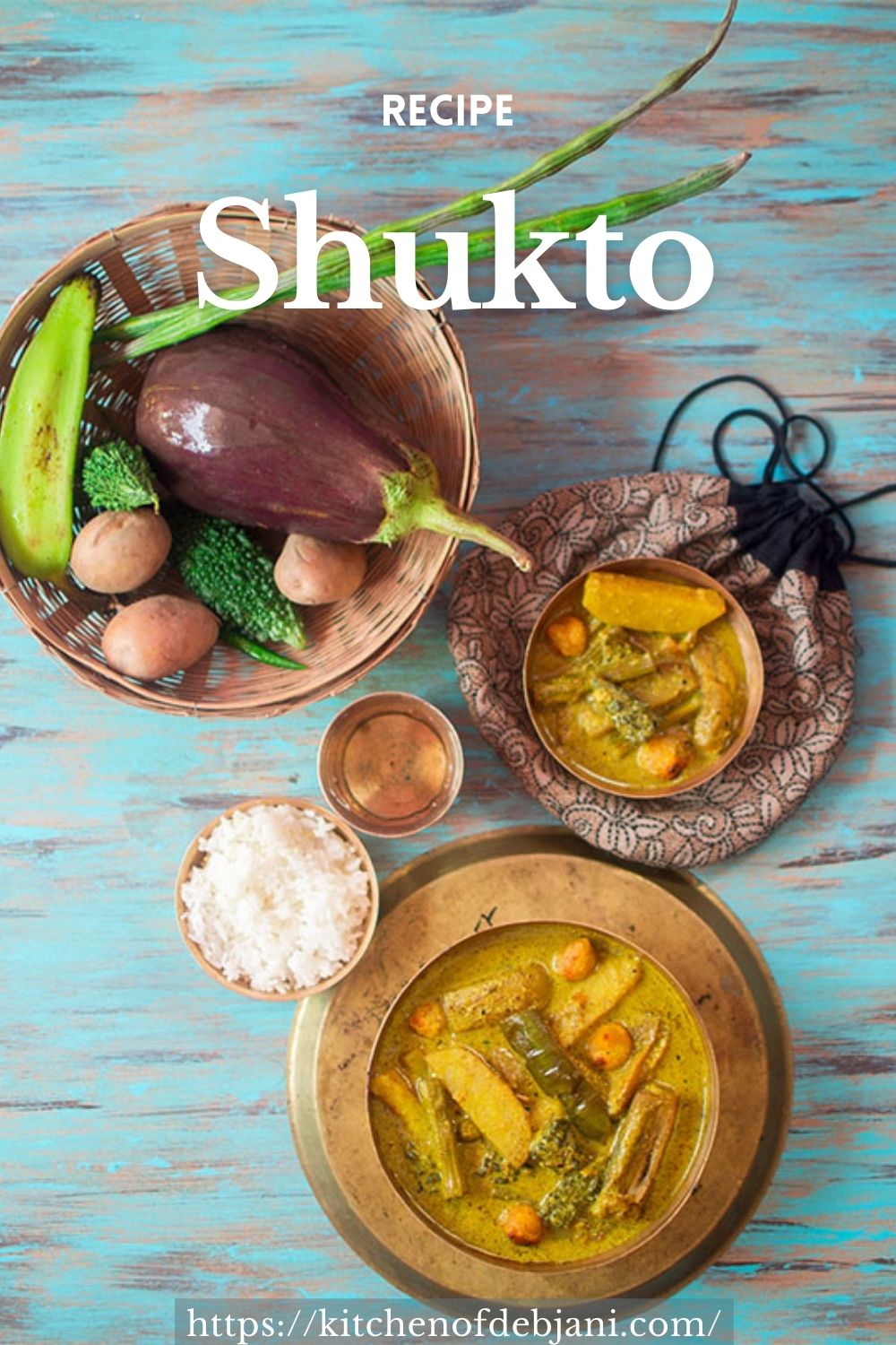 %Traditional Bengali Shukto Pinterest Pin Recipe