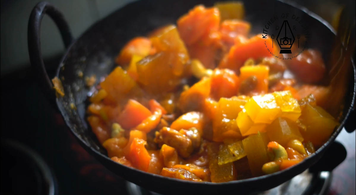 %bengali amsotto khejur tomator chutney recipe step 13 debjanir rannaghar