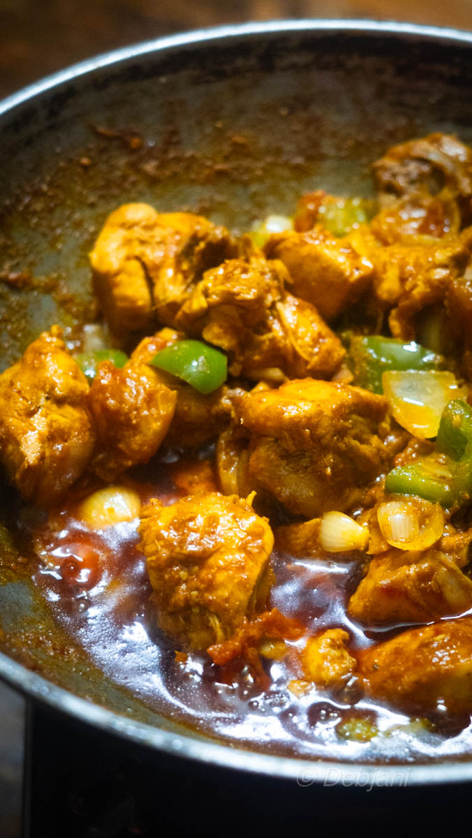 %Peswari Karahi Chicken Recipe debjanir rannaghar