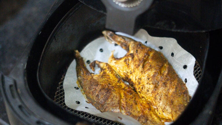Baby Rudd Fry Air Fryer Whole Fish Fry | Air-fried Baby Bhetki Fish Fry - Debjanir ...
