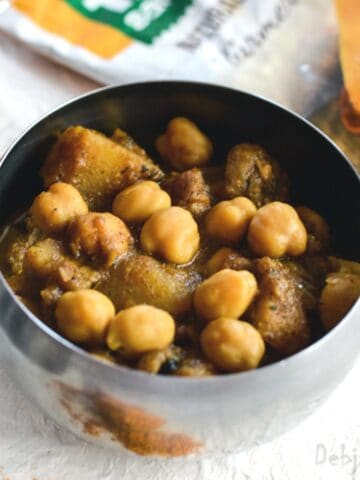 %Punjabi Chhole Recipe Debjanir Rannaghar