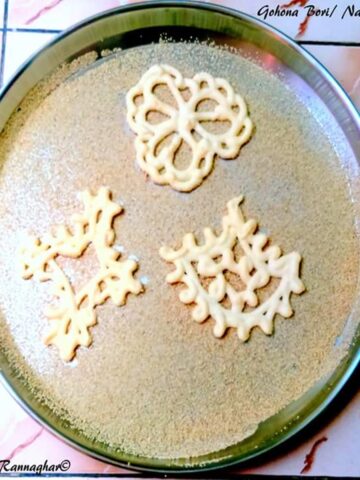 %Gohona Bori Goyna Bori Naksha Bori Recipe Debjanir Rannaghar