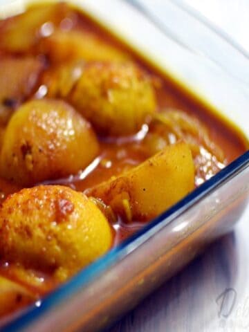 %Hansher Dimer Dalna Bengali Duck Egg Curry Recipe Debjanir Rannaghar